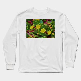 Prickly Pear Cactus Long Sleeve T-Shirt